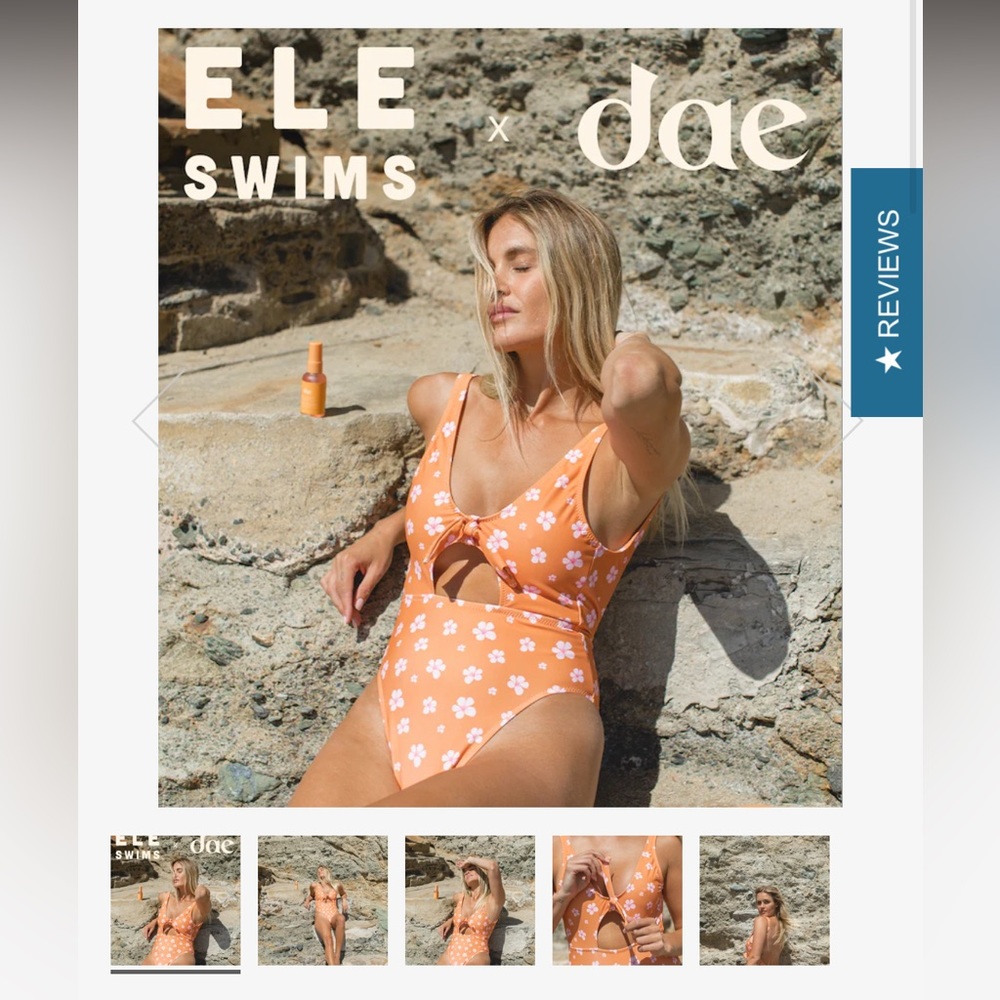 ELE X DAE one piece swim suit